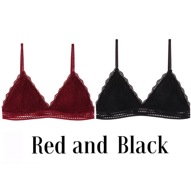 Sexy triangle cup bra