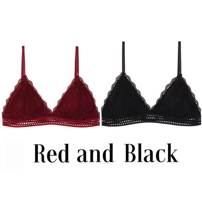 Sexy triangle cup bra
